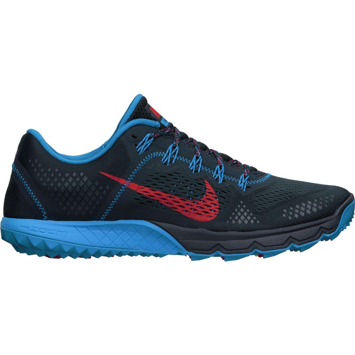 Nike Mens Zoom Terra Kiger Running Shoes - Armoury Navy/Chilling Red ...