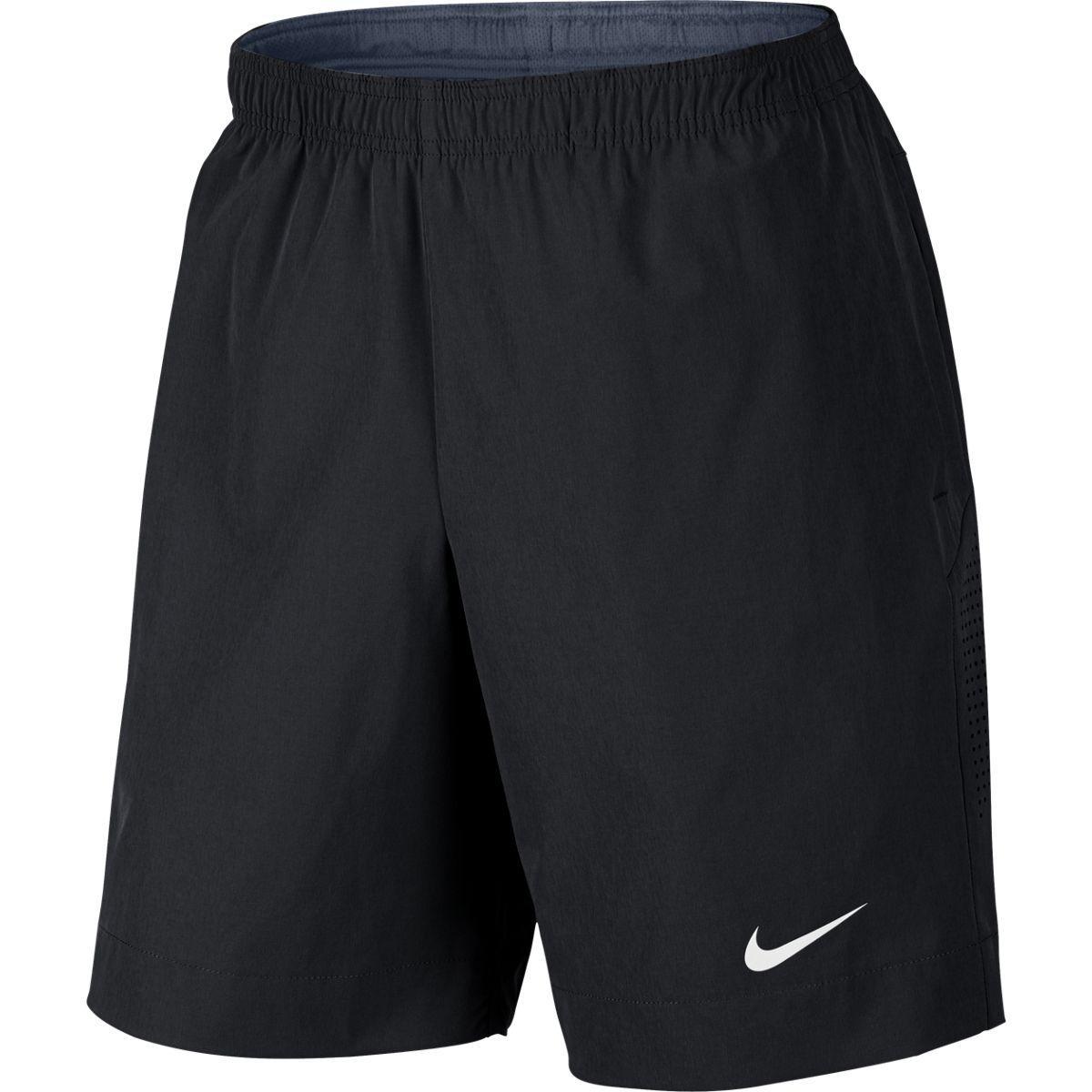 Nike Mens Premier Gladiator Shorts - Black/Ivory - Tennisnuts.com