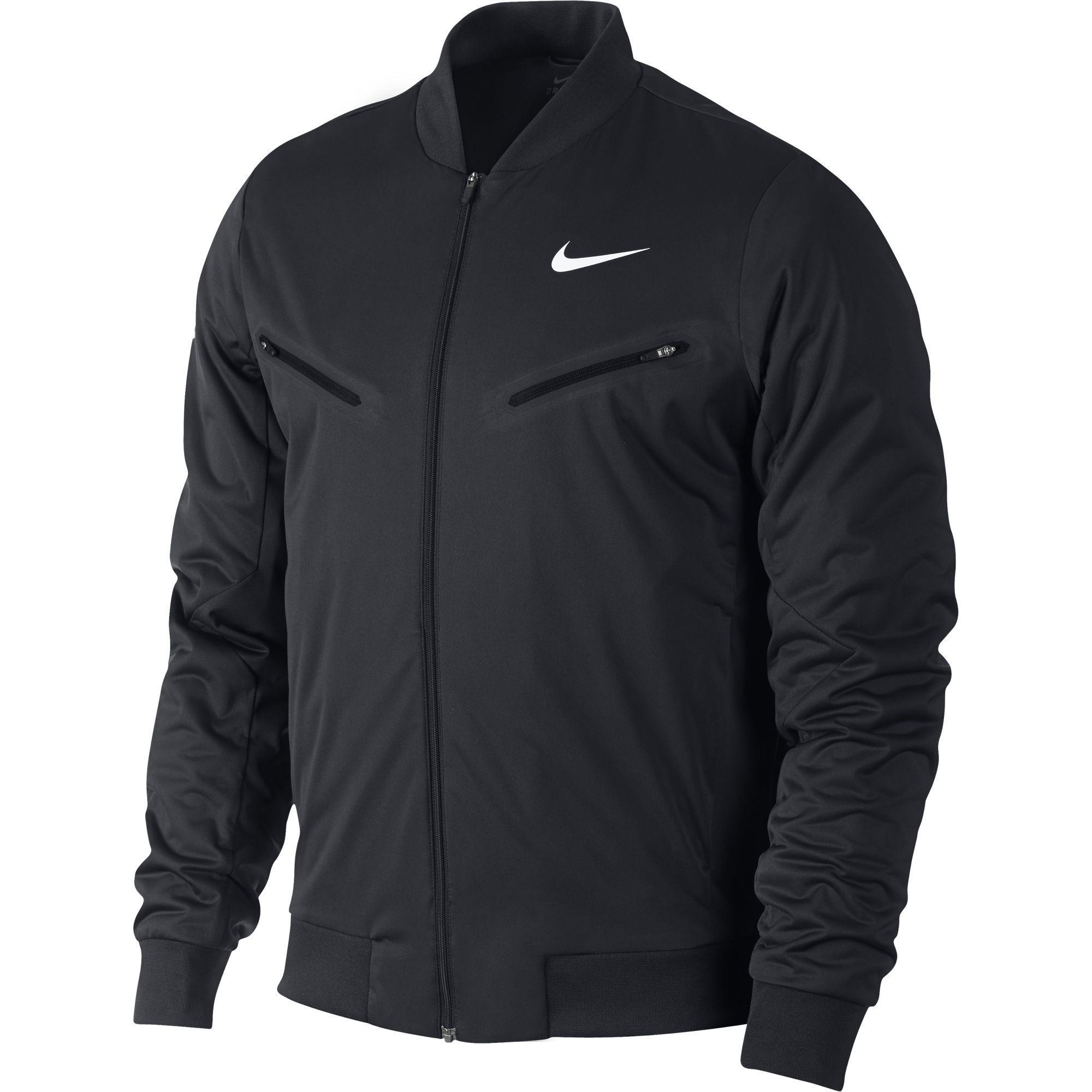 Nike Mens Premier Rafa Jacket - Black/Ivory - Tennisnuts.com