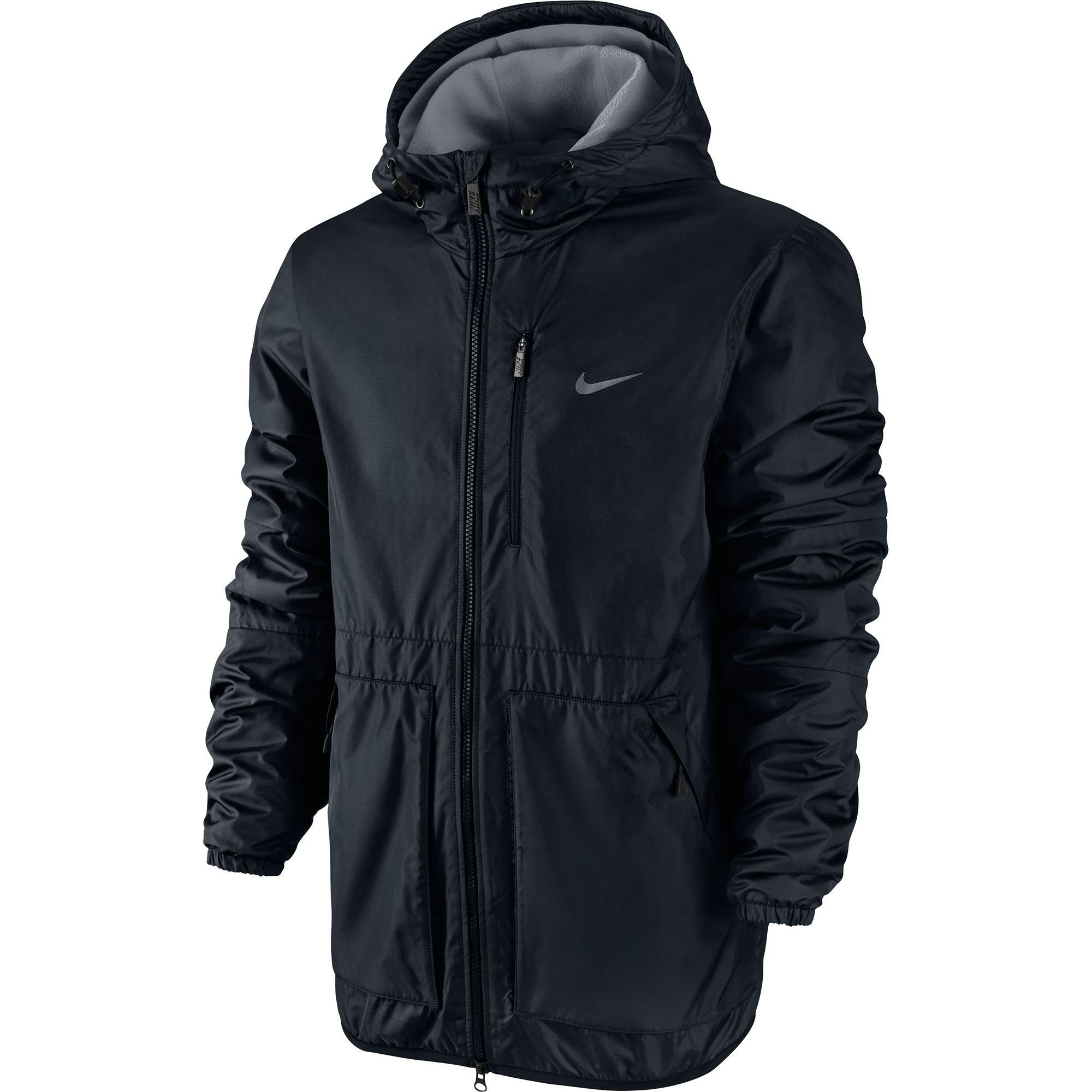 nike fleece lined coat