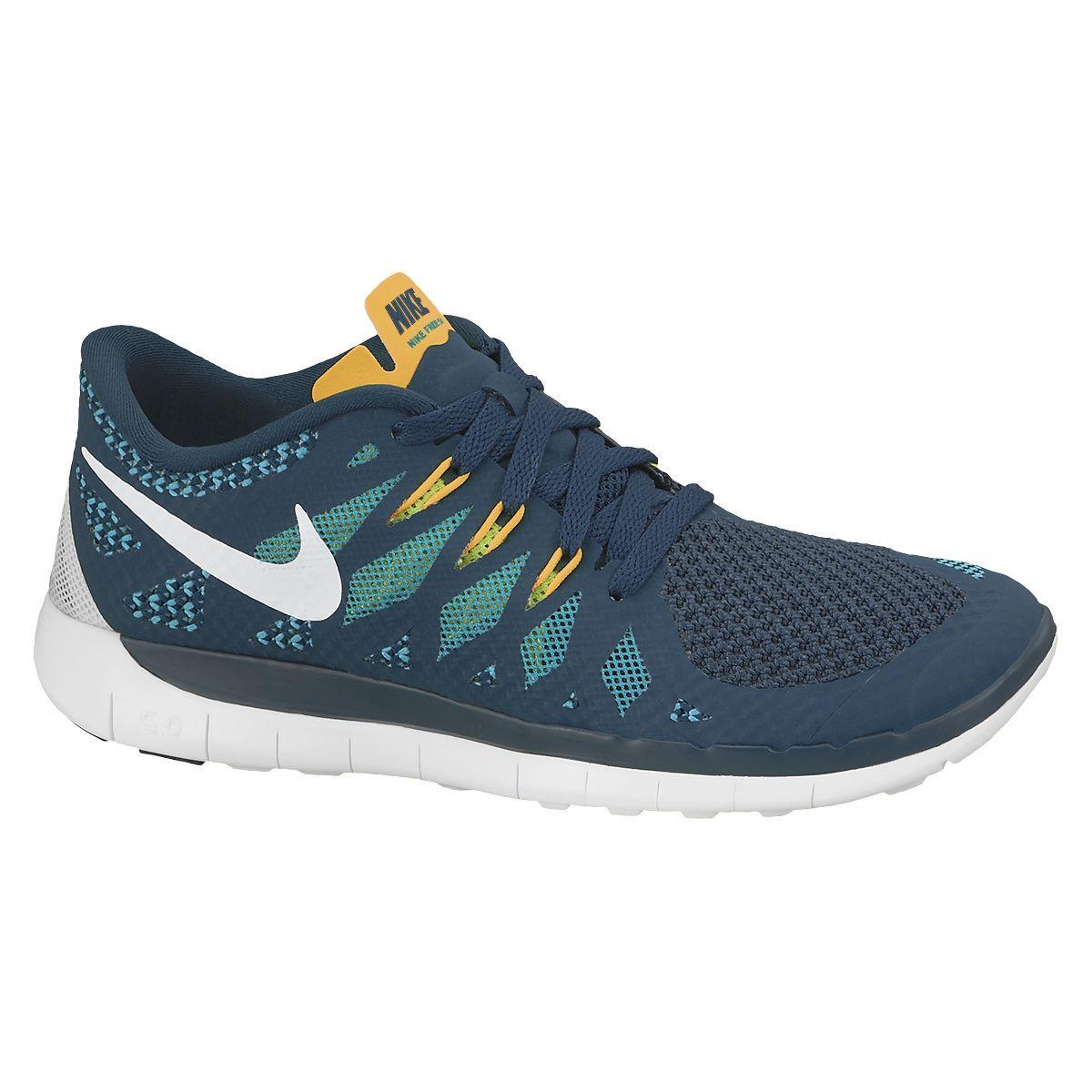 Nike Kids Free 5.0+ Running Shoes - Night Shade/Tribe Green/White ...