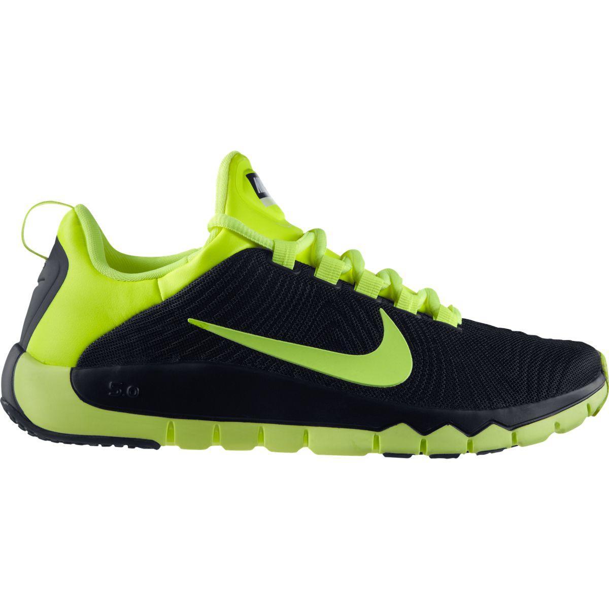 Grondig film Leraren dag Nike Mens Free Trainer 5.0 Training Shoes - Black/Volt - Tennisnuts.com