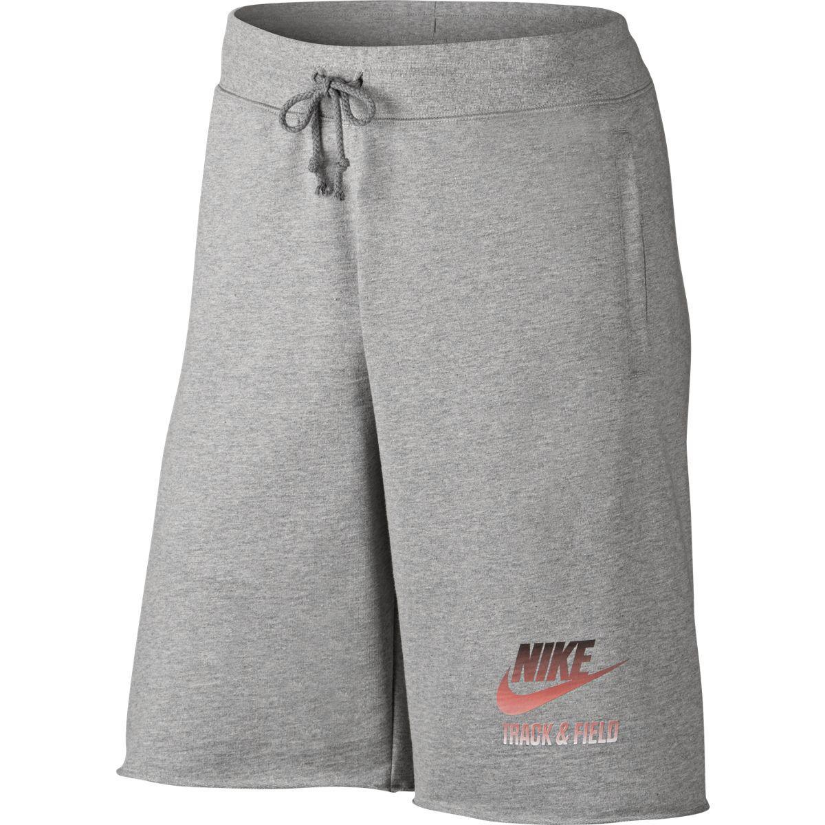 Nike Mens Track and Field Alumni Shorts - Dark Grey Heather ...