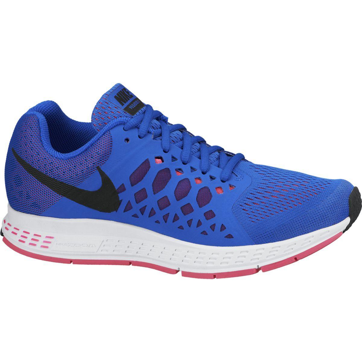 Nike Womens Air Pegasus+ 31 Running Shoes - Hyper Cobalt/Hyper Pink ...