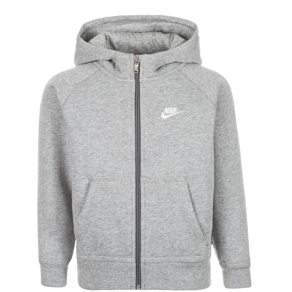 Nike Little Boys Franchise Brushed Fleece Full-Zip Hoodie - Grey ...