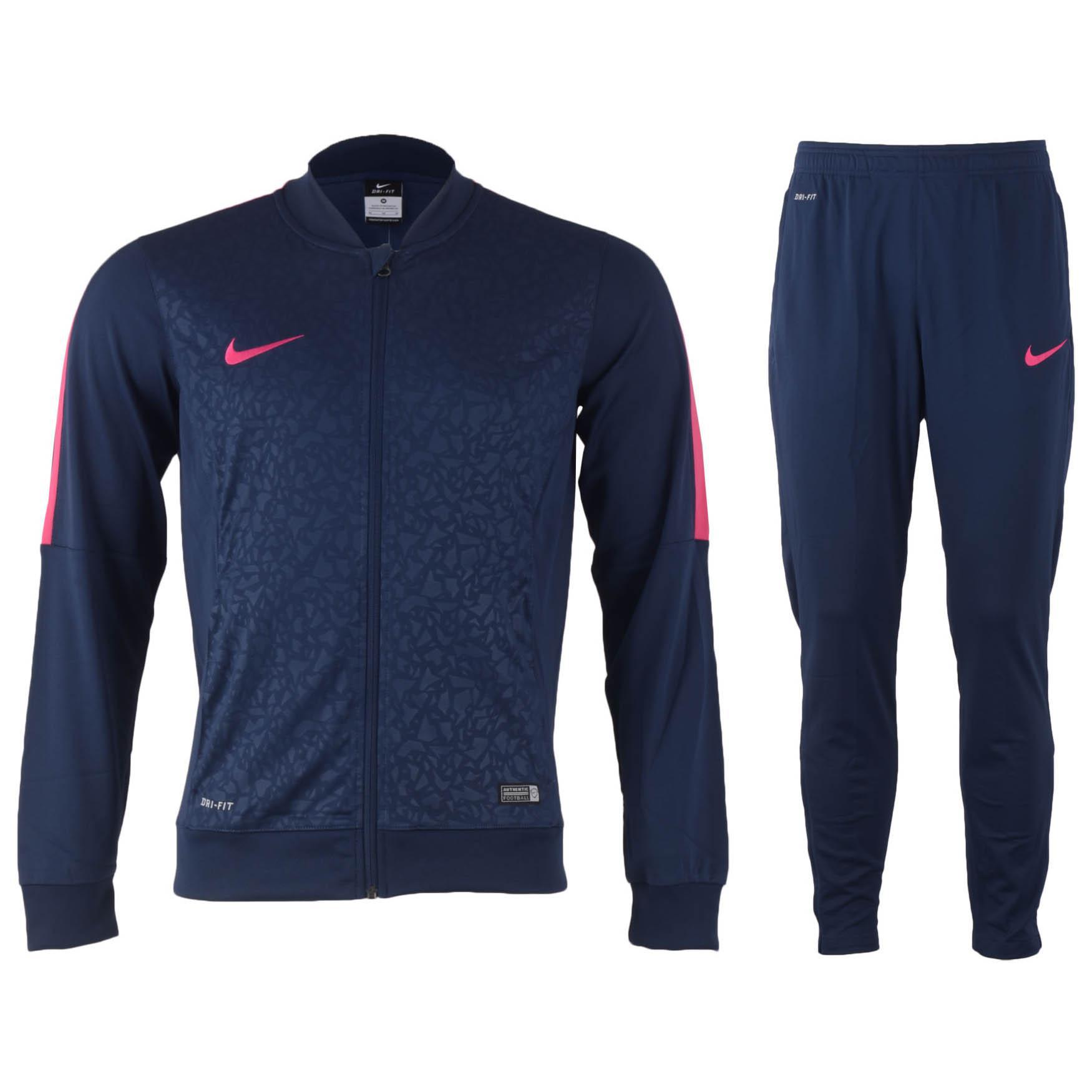 mens black and pink nike tracksuit