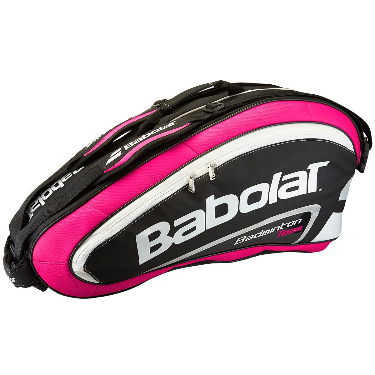 Babolat Team Line 8 Racket Badminton Bag - Pink - Tennisnuts.com