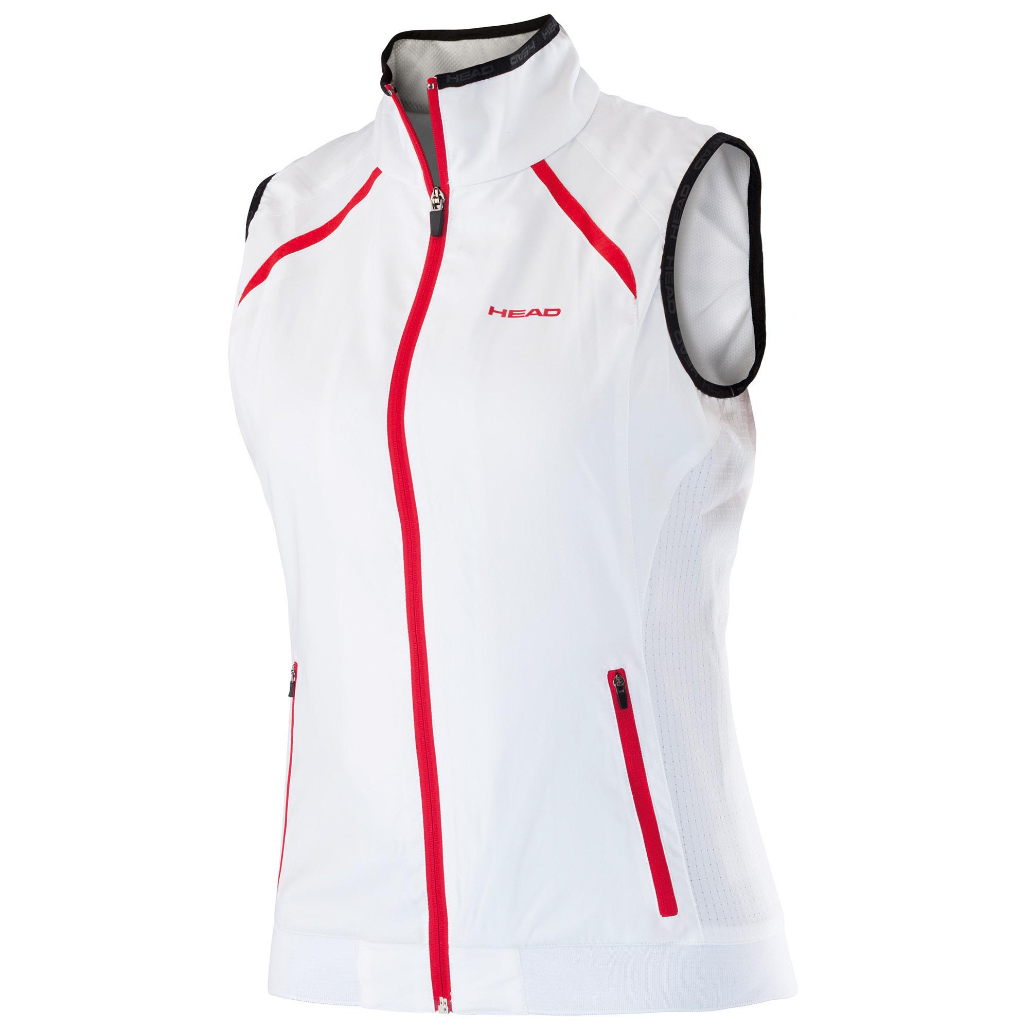 Head Womens Woven Gilet Vest White