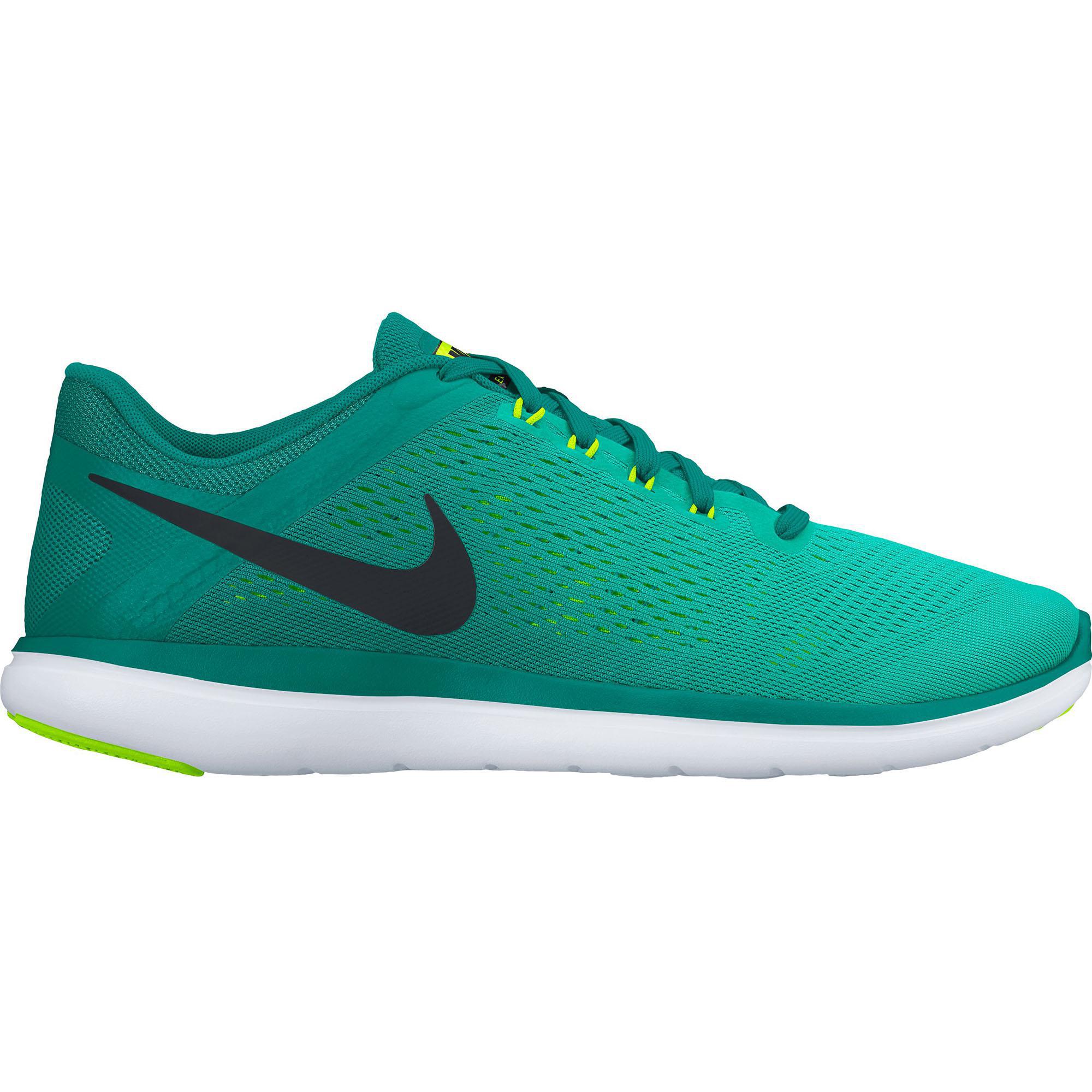 Nike Mens Flex 2016 Running Shoes - Rio Teal / Black - Tennisnuts.com