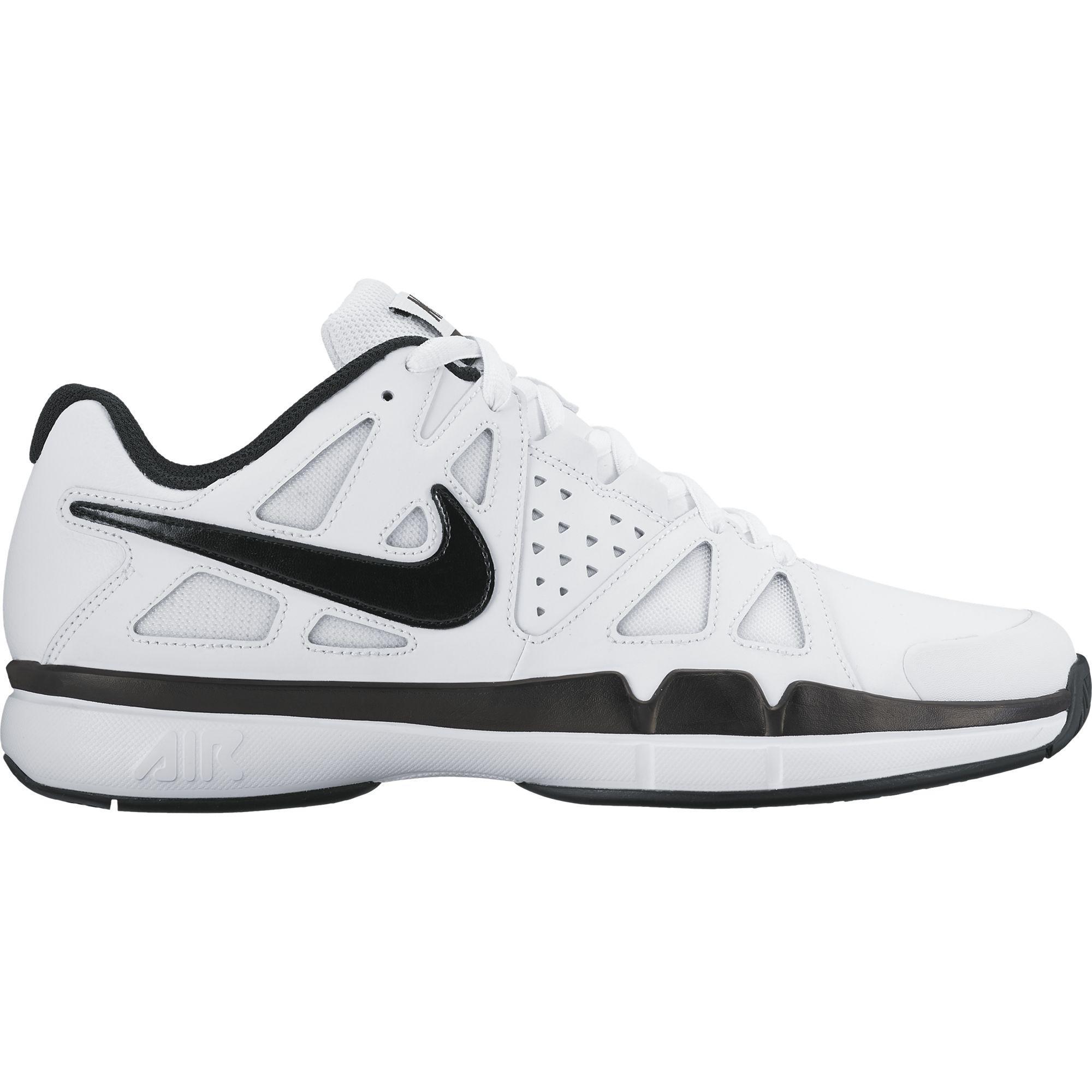 Nike Kids Air Vapor Advantage Leather Tennis Shoes - White ...