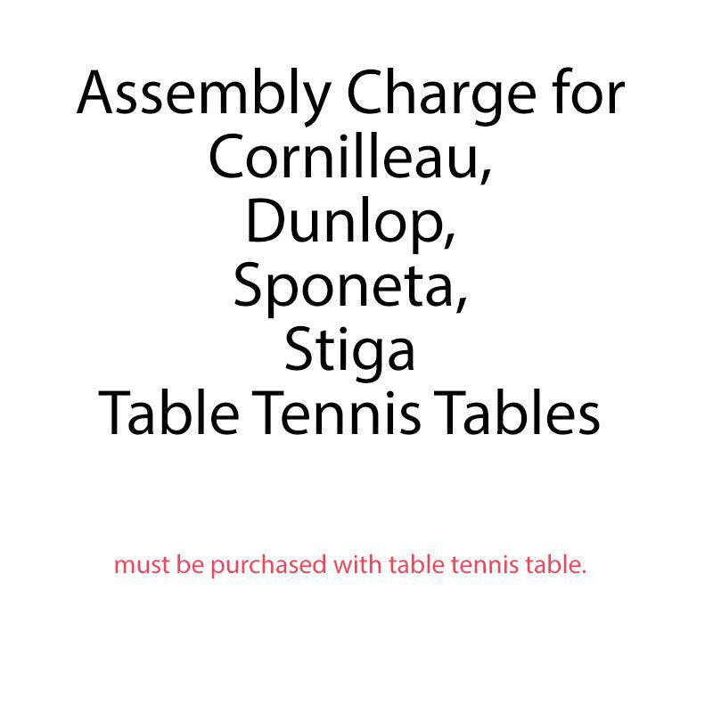 Assembly Charge for Table Tennis Tables
