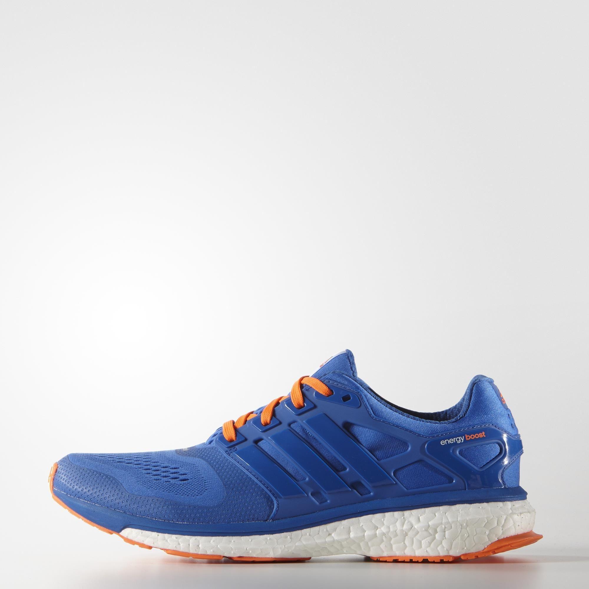 adidas running shoes blue and orange