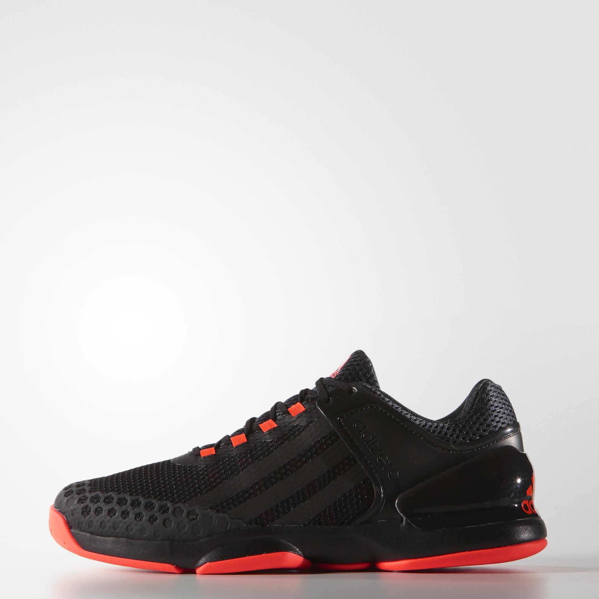 adidas mens black tennis shoes