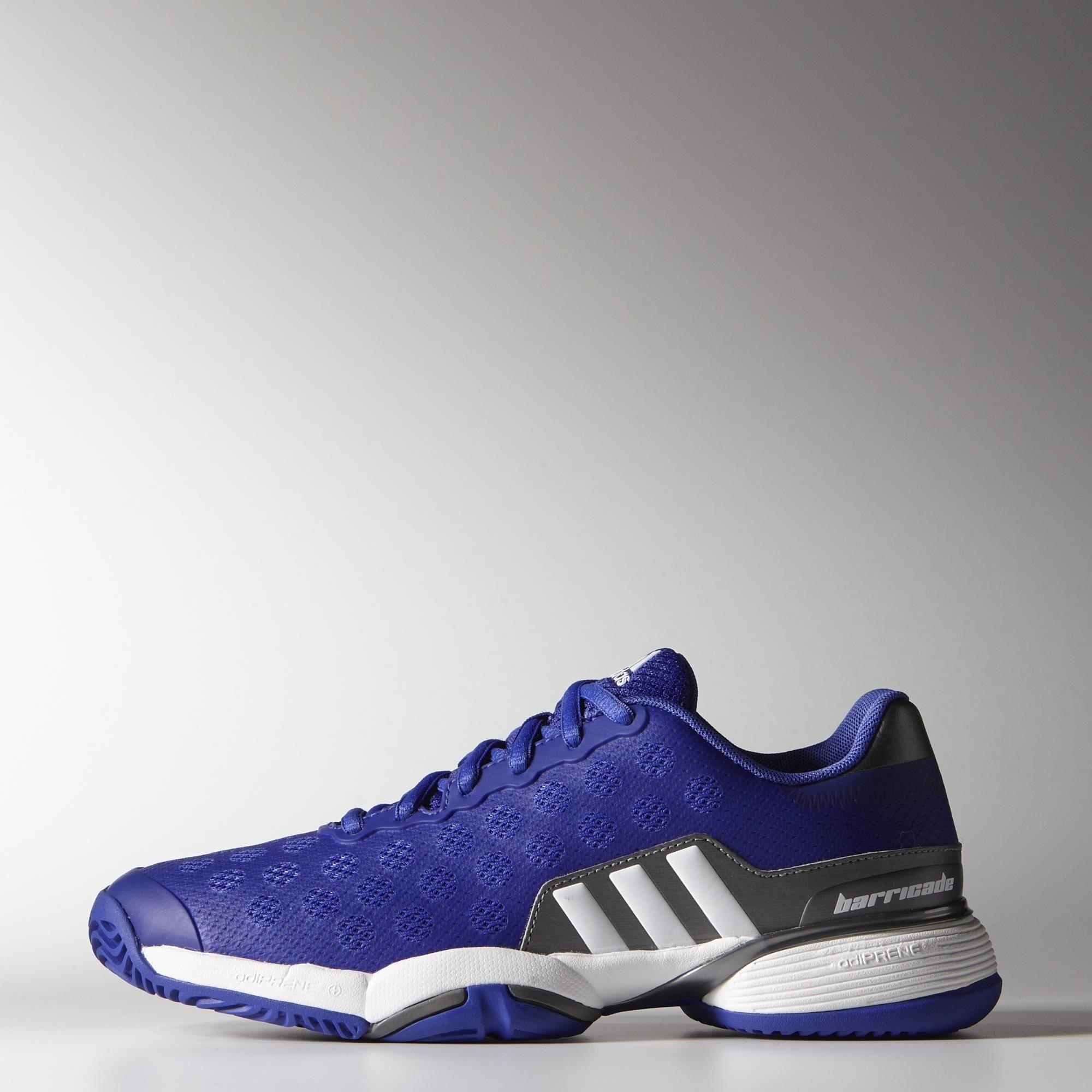 adidas barricade 6.0 xj junior tennis shoes