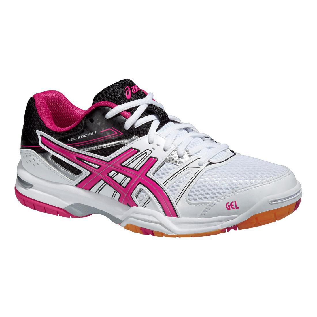 dignidad Sueño áspero Complejo Asics Womens GEL-Rocket 7 Indoor Court Shoes - White/Magenta -  Tennisnuts.com