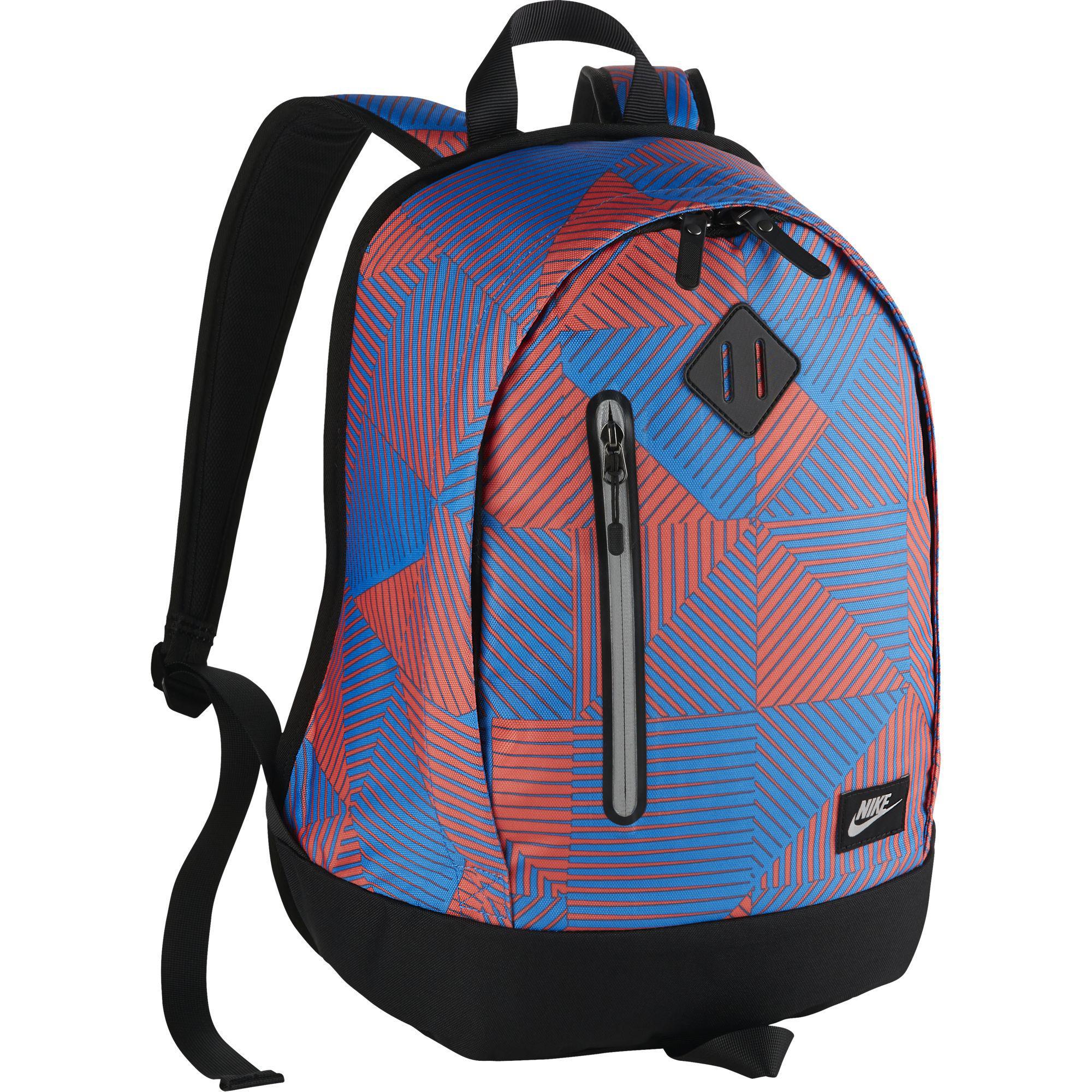 blue and orange nike backpack