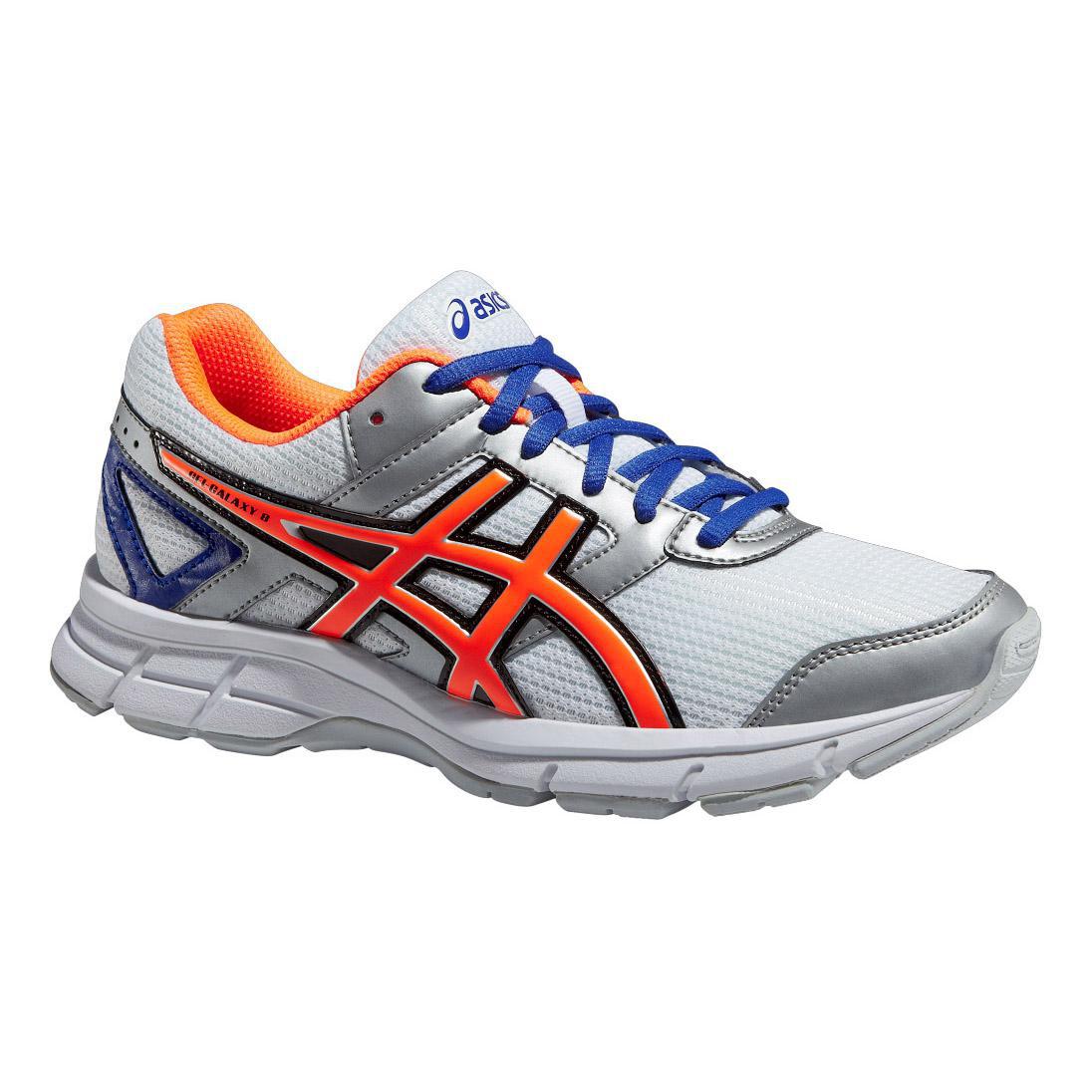 nativo Alfabeto Situación Asics Kids GEL-Galaxy 8 GS Running Shoes - White/Orange - Tennisnuts.com