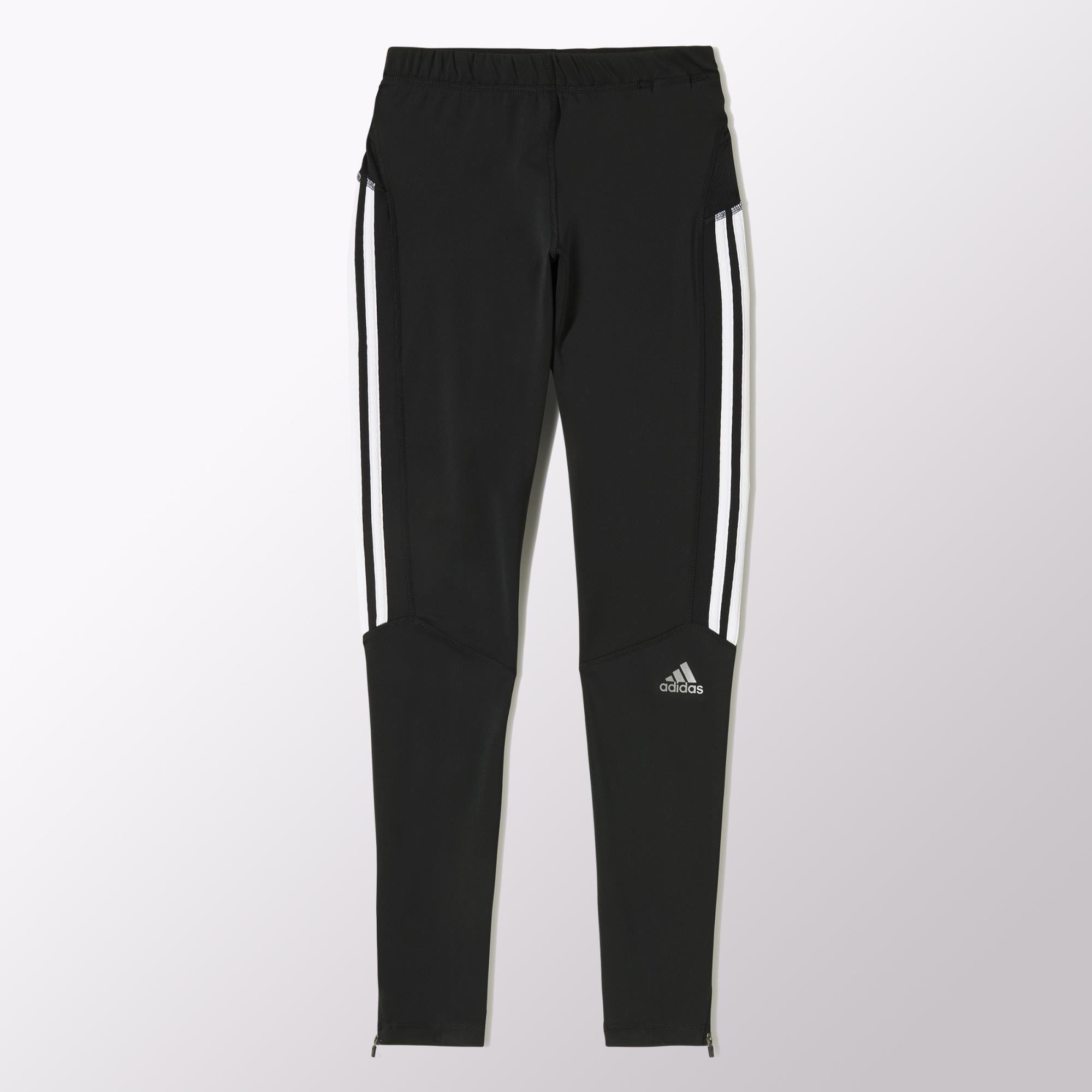Adidas Mens Response Long Tights Black/White