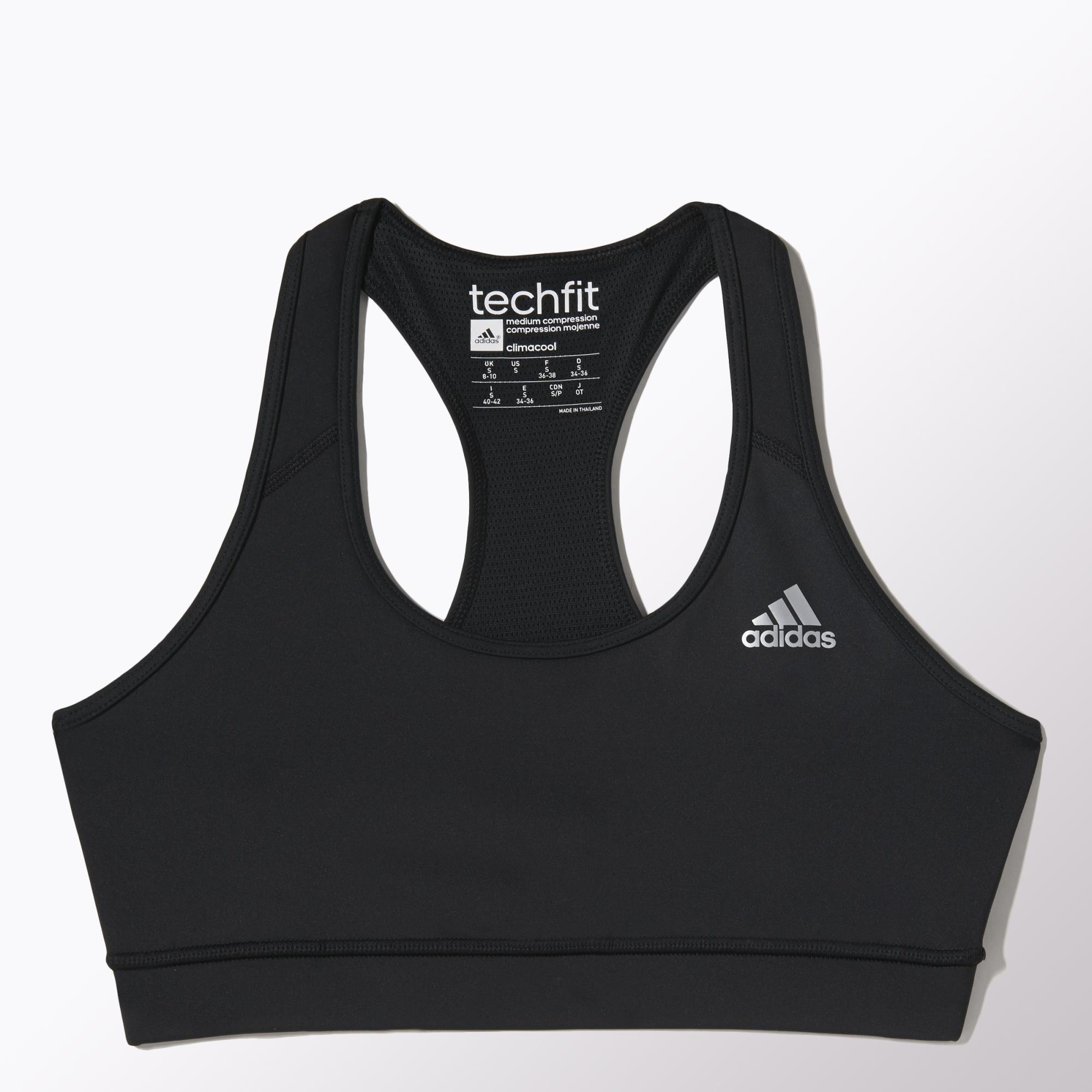 Adidas TechFit Sports Bra Black