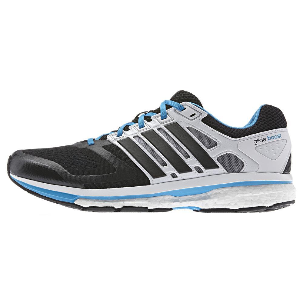 Adidas Mens Supernova Glide Boost 6 Running Shoes - Black/Blue ...