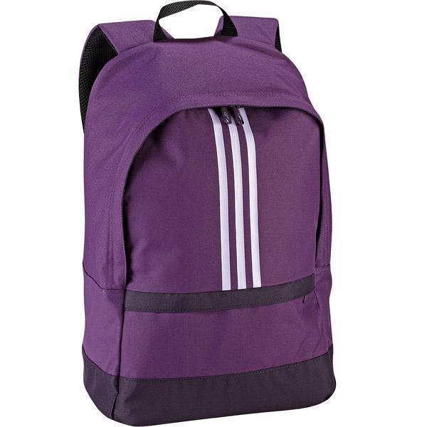 Adidas Versatile 3 Stripe Backpack Tribe Purple
