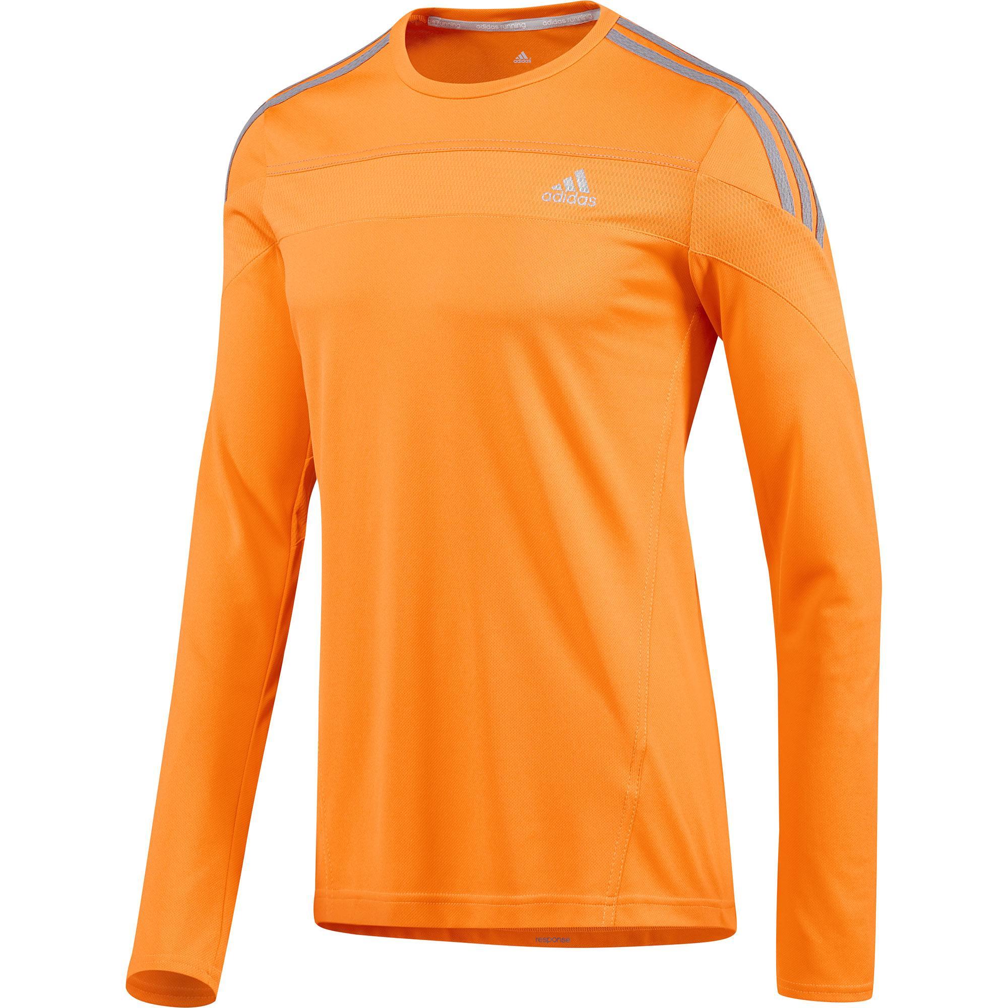 adidas long sleeve orange