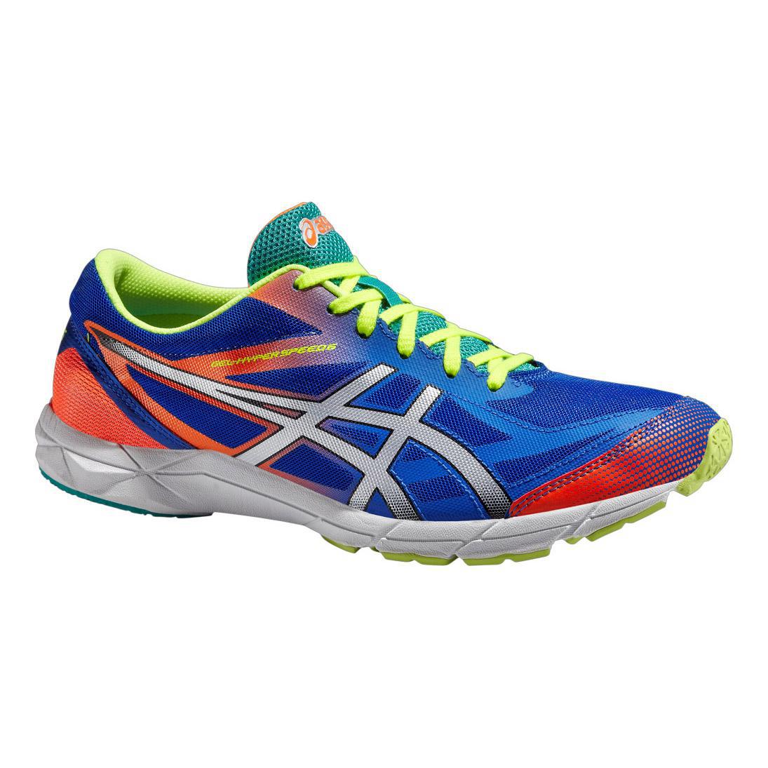 Asics Mens GEL-Hyper Speed 6 Running Shoes - Blue/Orange - Tennisnuts.com