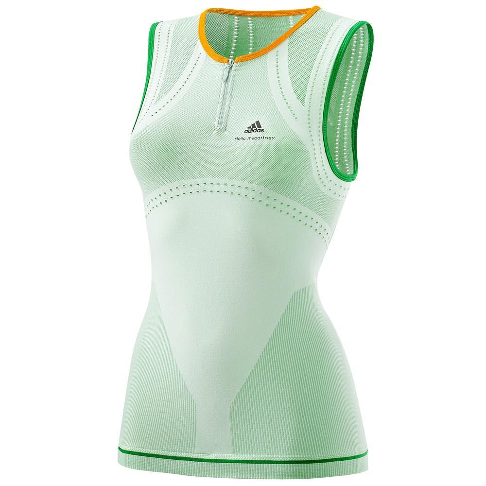 A la verdad Instalación Vagabundo Adidas Barricade Stella McCartney Seamless Top - Green/Orange -  Tennisnuts.com