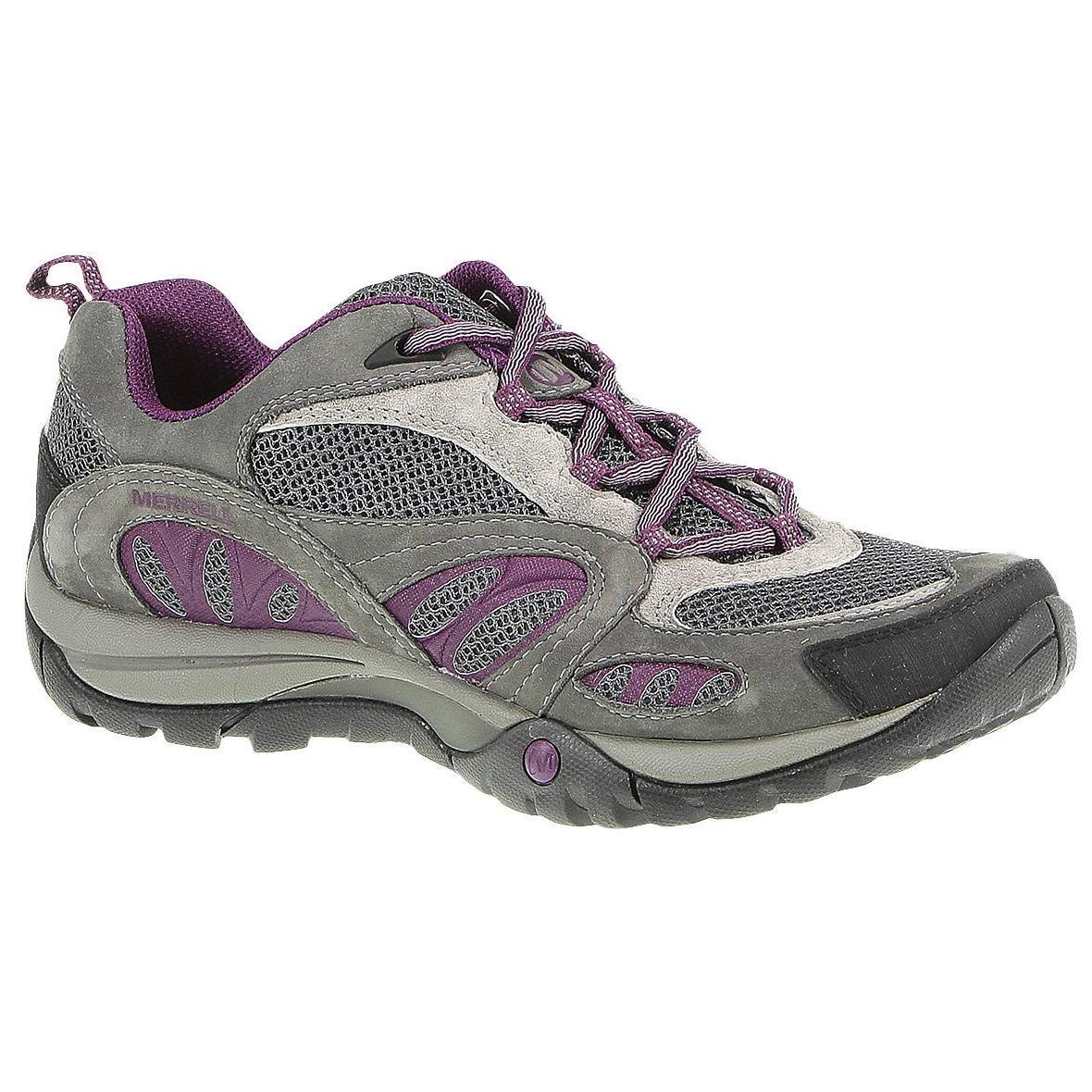 Merrell Womens Azura Hiking Shoes Grey/Purple