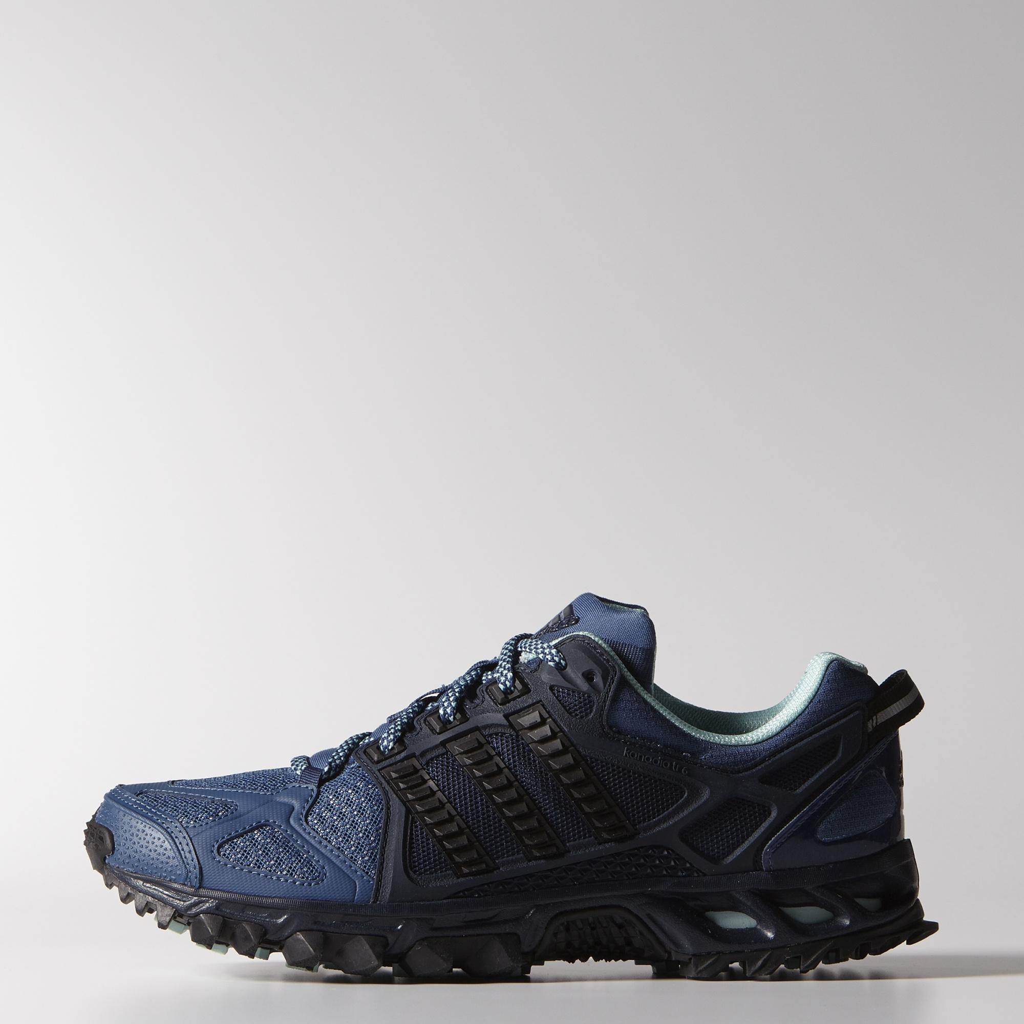 mini Gasto satélite Adidas Womens Kanadia Tr 6 W Textile Running Shoes - Vista Blue/Mint -  Tennisnuts.com