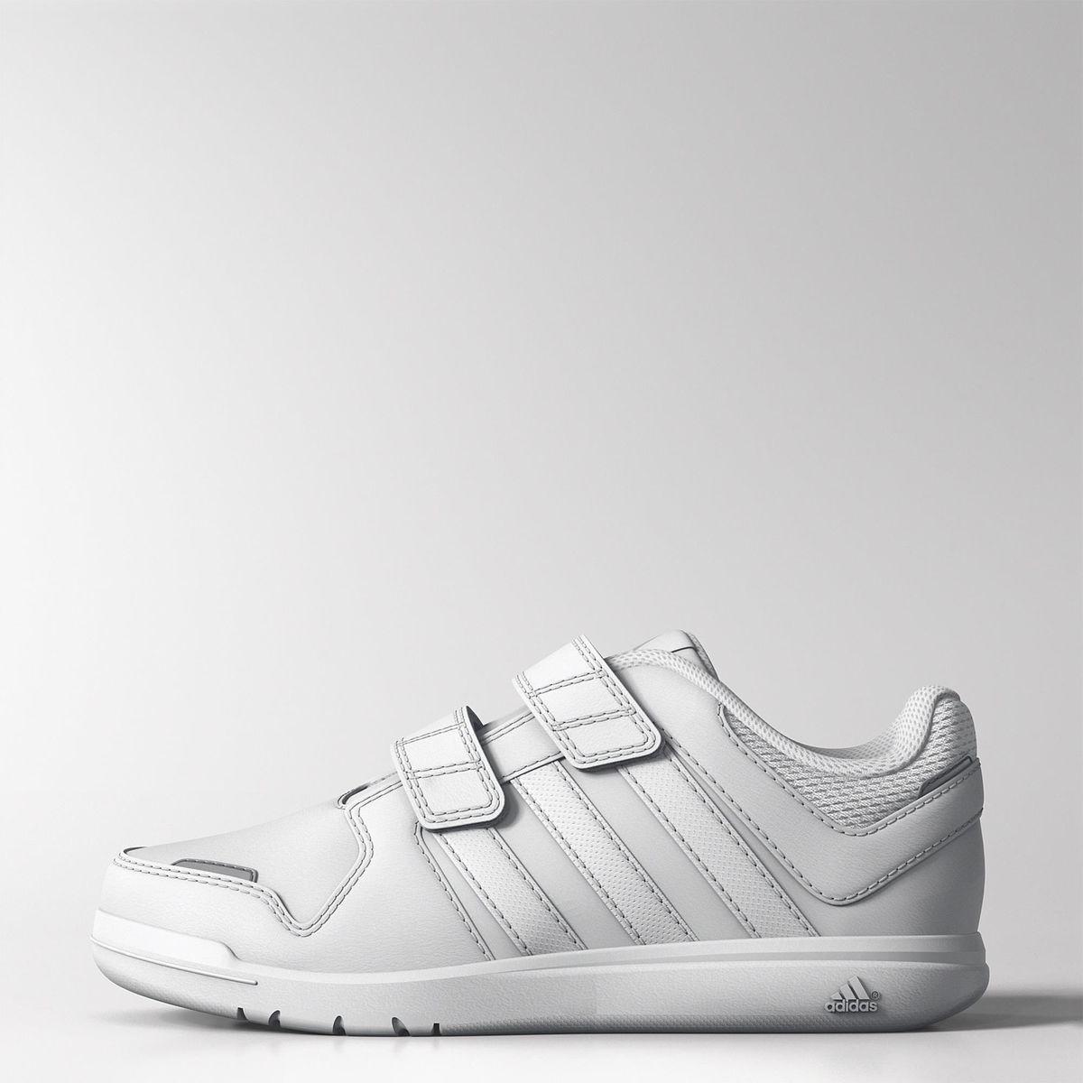 Adidas Kids Trainer 6 Training Shoes - Core White/Clear Grey ...