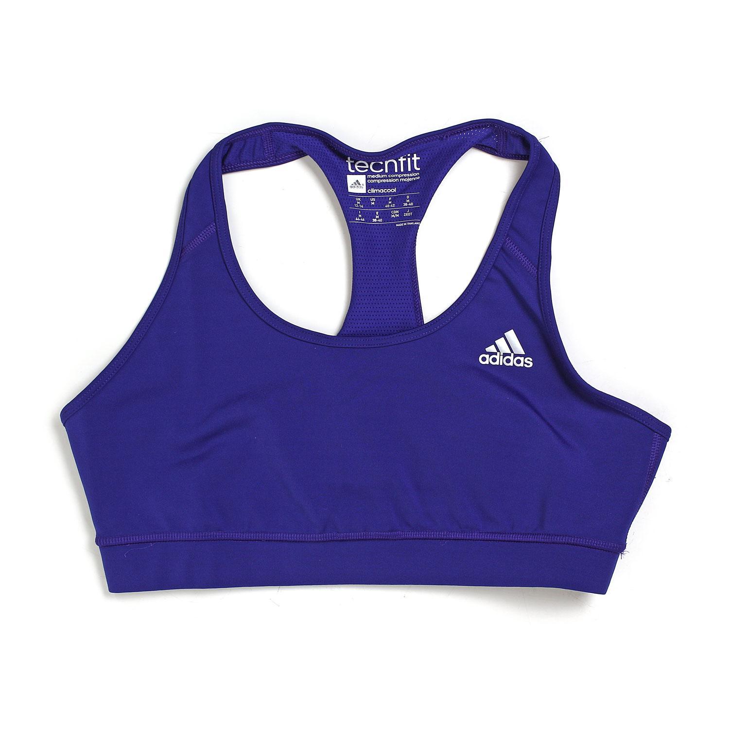 purple adidas sports bra