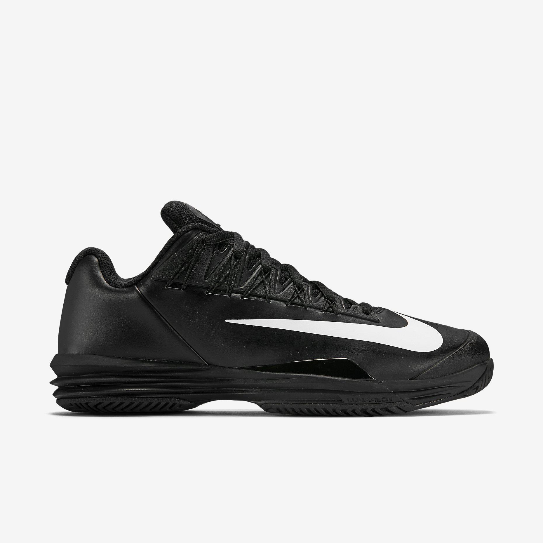 Nike Mens Lunar Ballistec 1.5 Tennis Shoes - Black/White - Tennisnuts.com