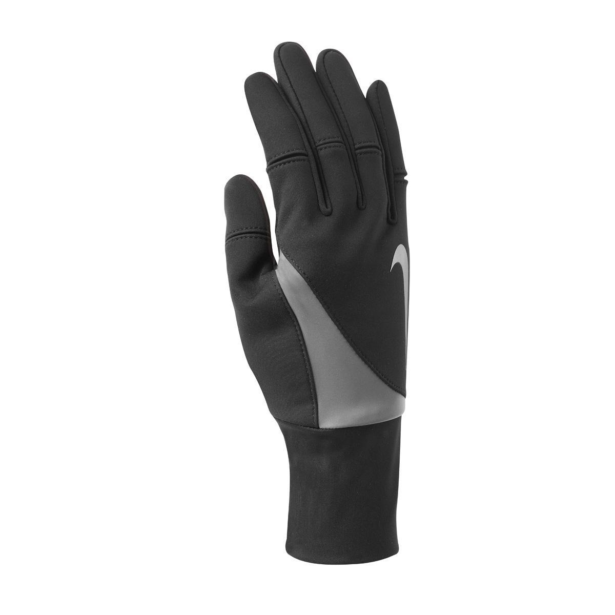Nike Womens Shield Running Gloves Black/Reflective Silver