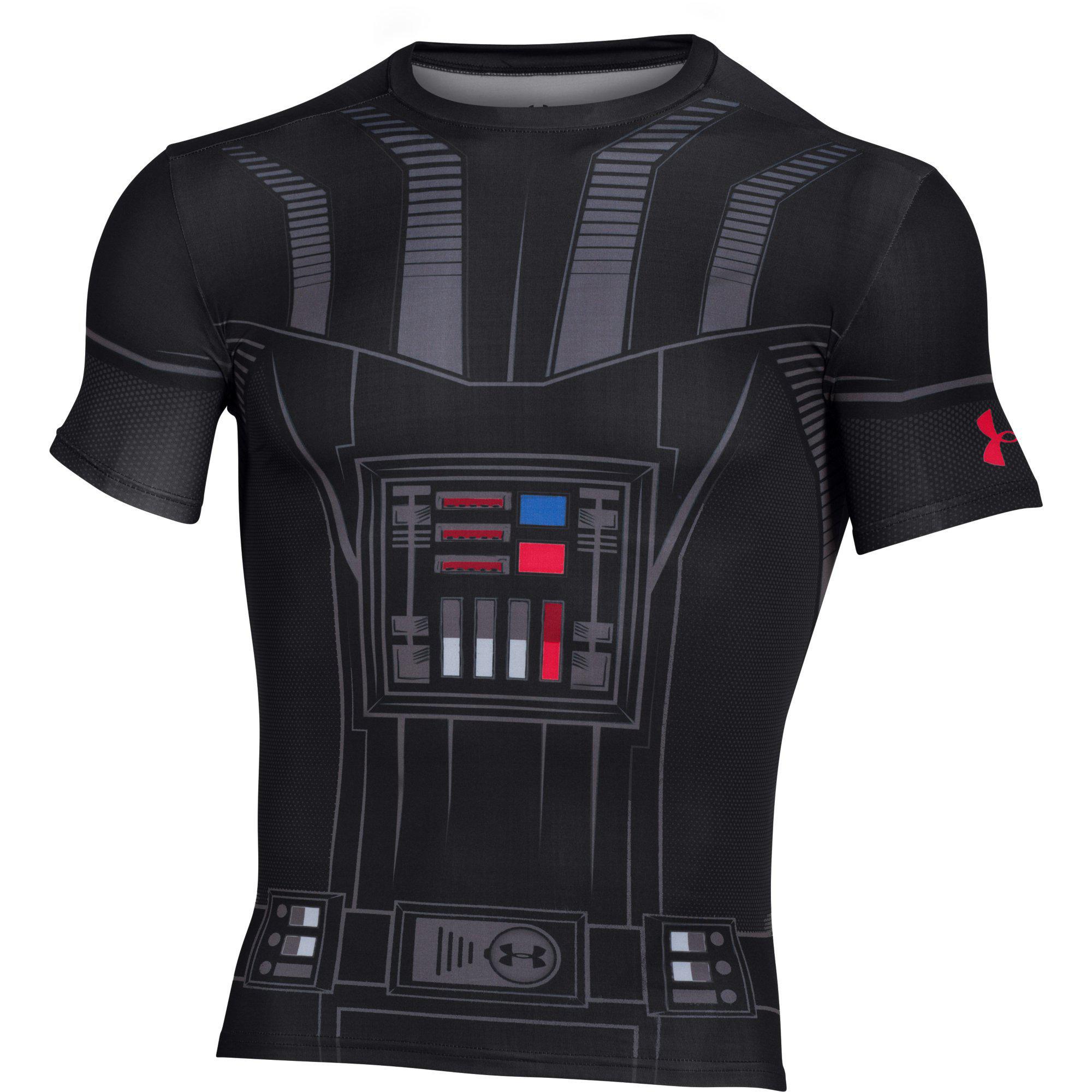 Under Armour Mens Star Wars Vader Compression Tee Black