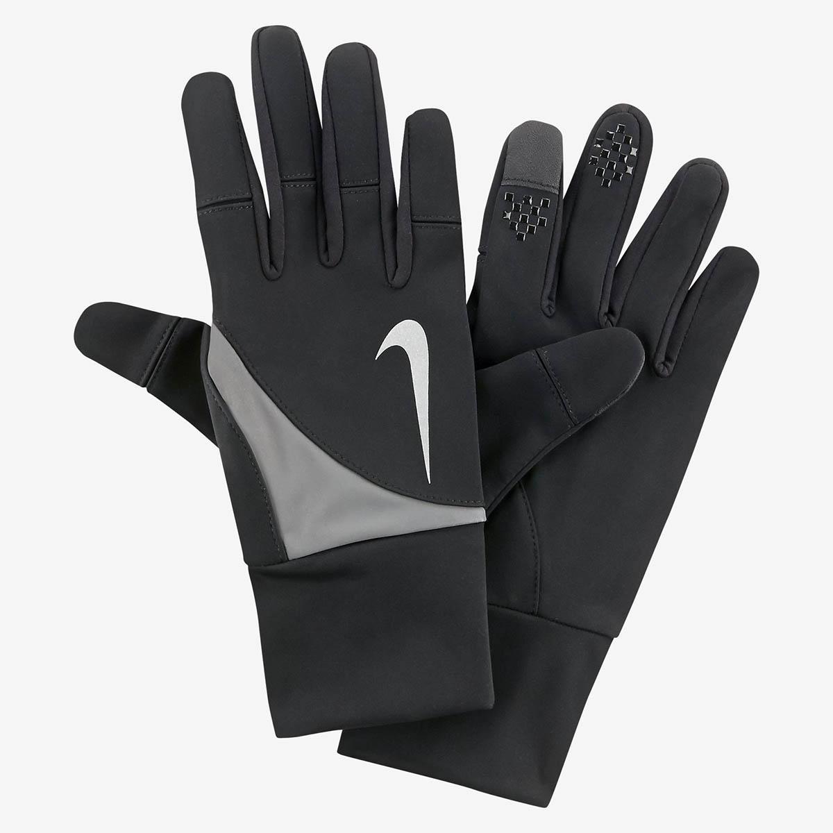 Nike Mens Shield Running Gloves - Black - Tennisnuts.com