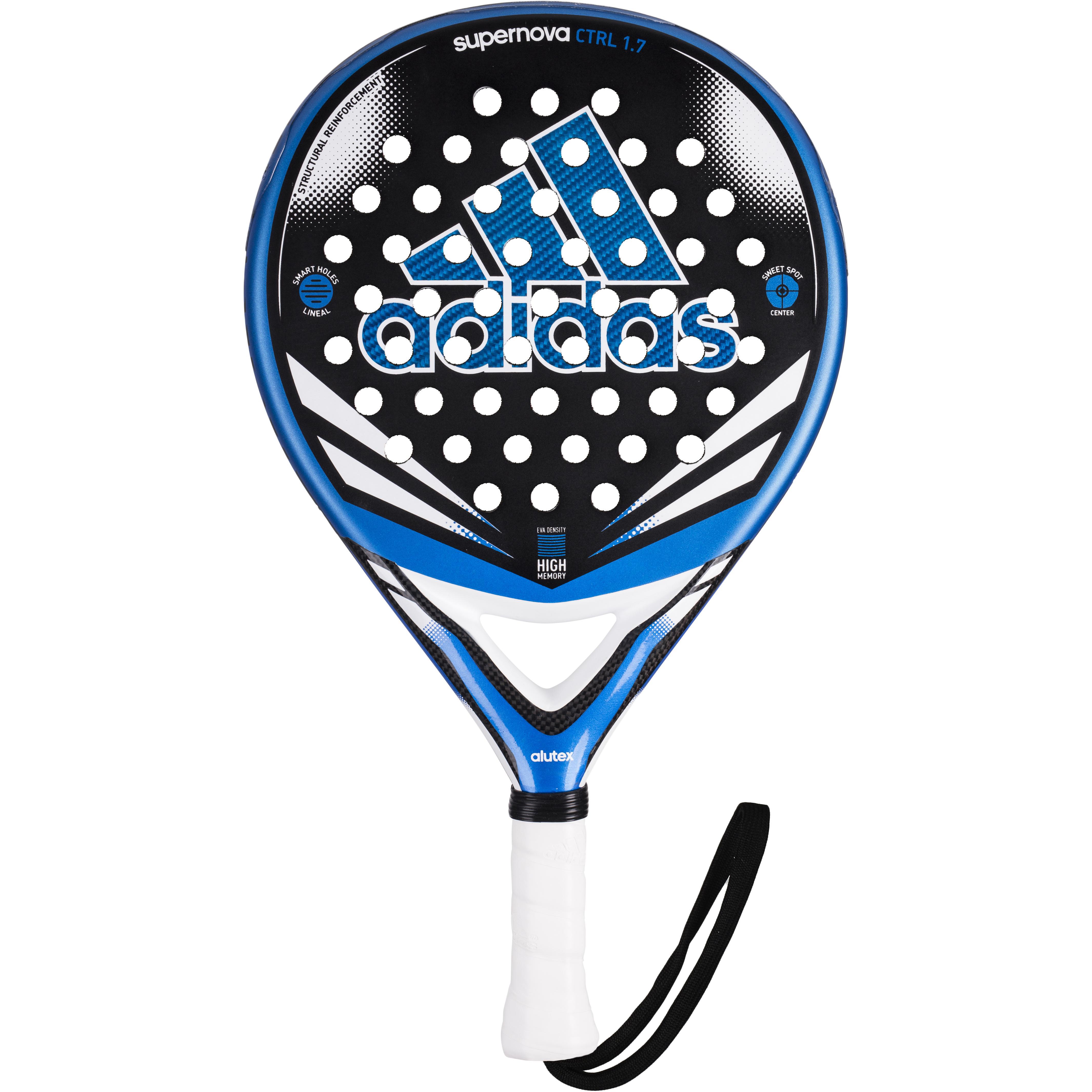 Adidas Supernova Control 1.7 Padel Racket - Black/Blue - Tennisnuts.com