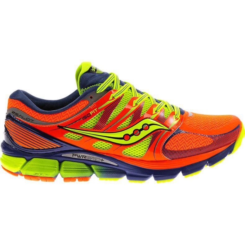 saucony zealot iso mens orange