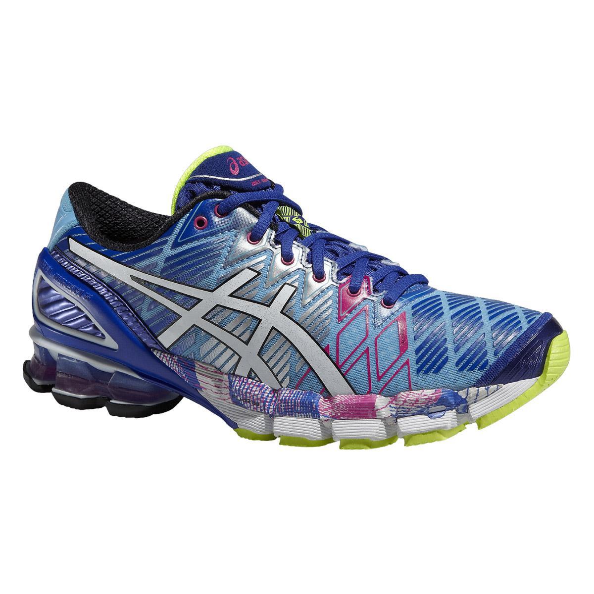 Asics Womens GEL-Kinsei 5 Running Shoes - Blue/White/Pink - Tennisnuts.com