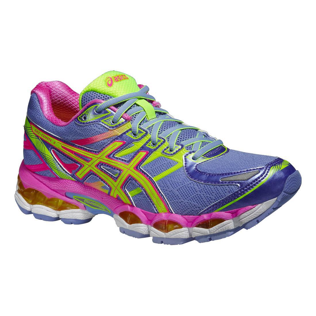 Asics Womens GEL-Evate 3 Running Shoes - Lavender/Yellow ...
