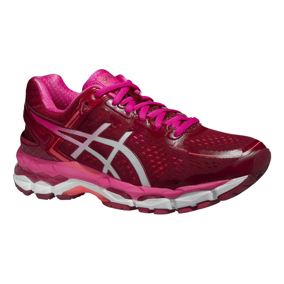 asics gel kayano 22 black/silver/pink glow