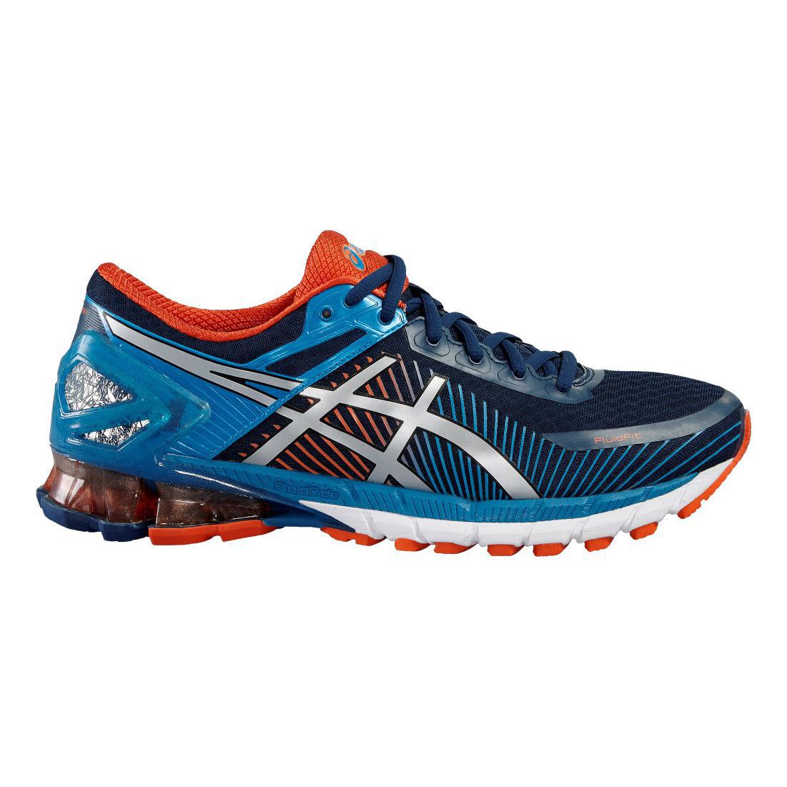 Asics Mens GEL-Kinsei 6 Running Shoes - Blue/Orange - Tennisnuts.com