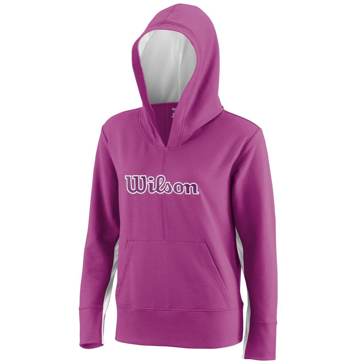 Wilson Womens Stretch Knit Hoodie Fuschia