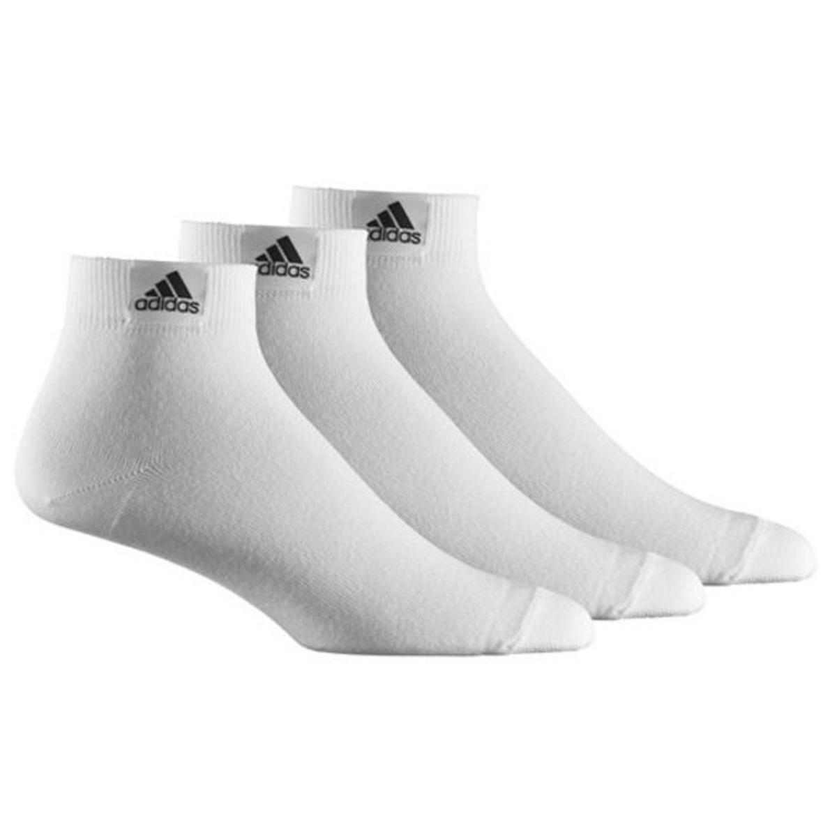 Adidas 3PP Ankle Plain - White - Tennisnuts.com