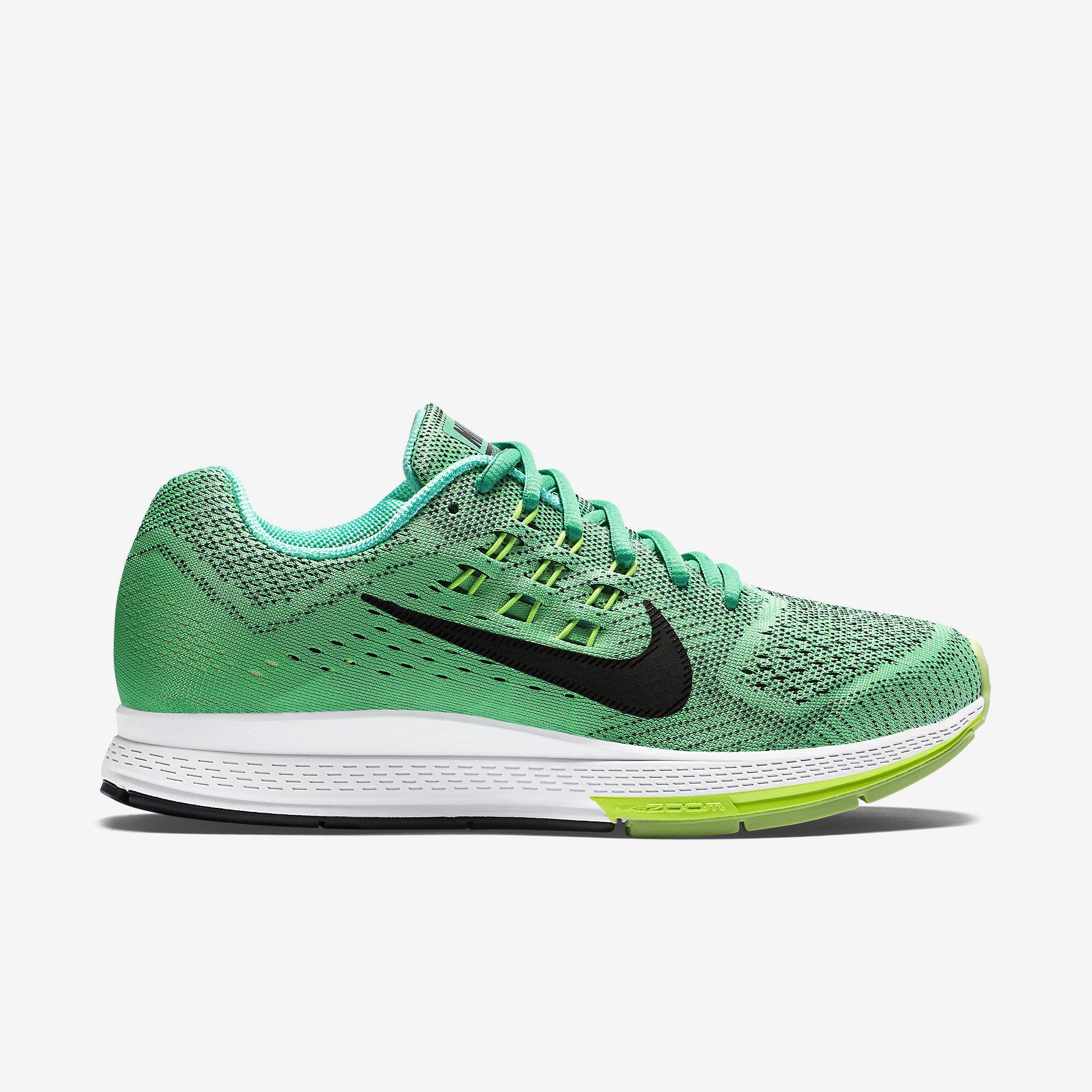 Nike Womens Air Structure 18 Running Shoes - Green - Tennisnuts.com