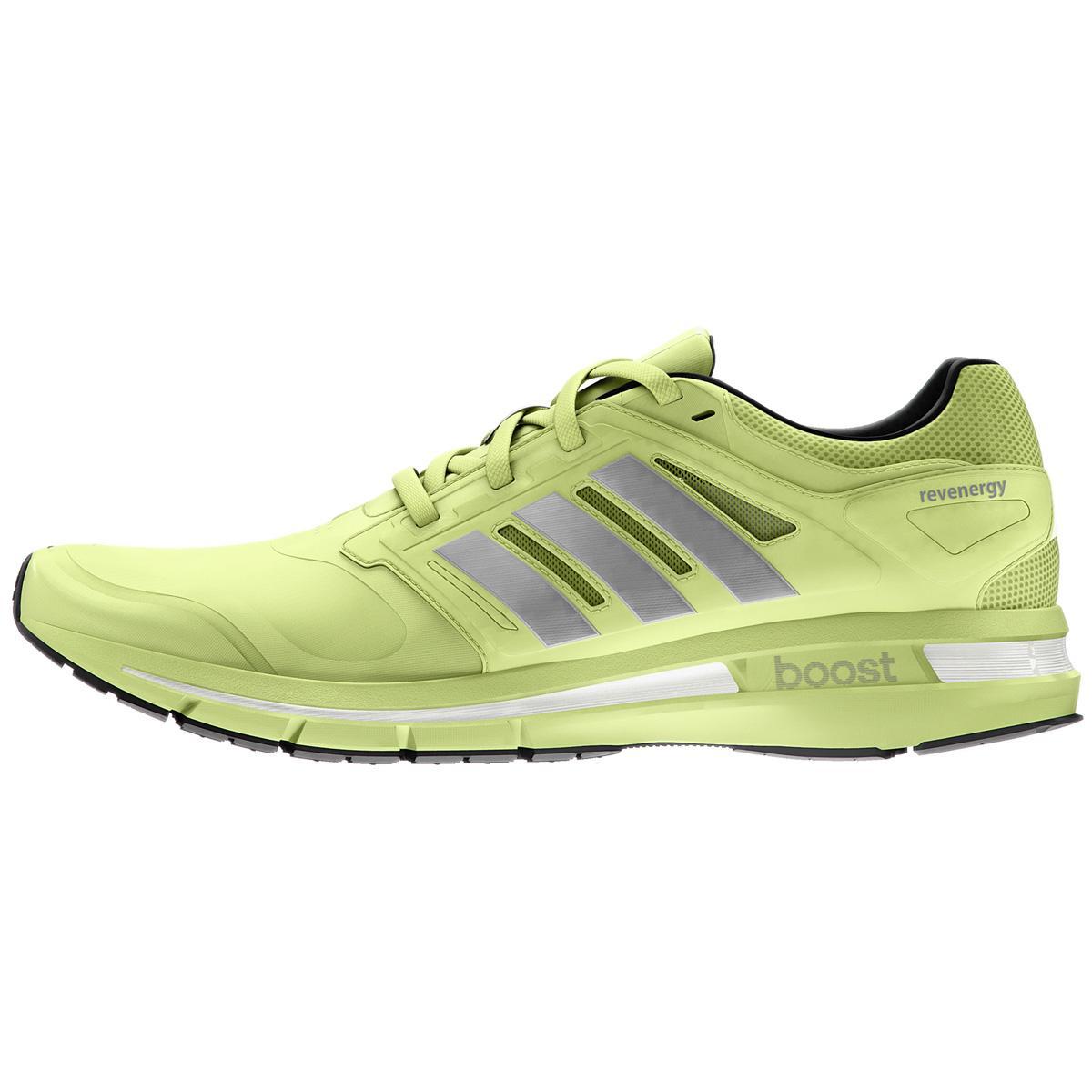 Adidas Womens Revenergy Boost Running Shoes - Glow/Metallic Silver ...
