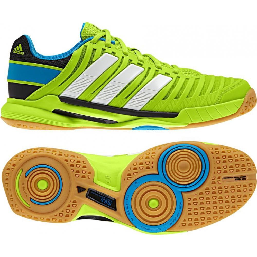 Mens adiPower 10.1 Court Shoes - Solar Slime - Tennisnuts.com