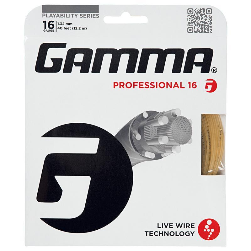 Gamma Professional 16 Tennis String Set Natural