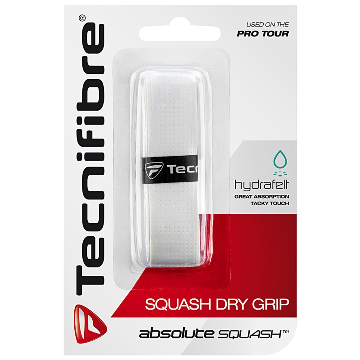 Tecnifibre Absolute Squash Dry Replacement Grip White