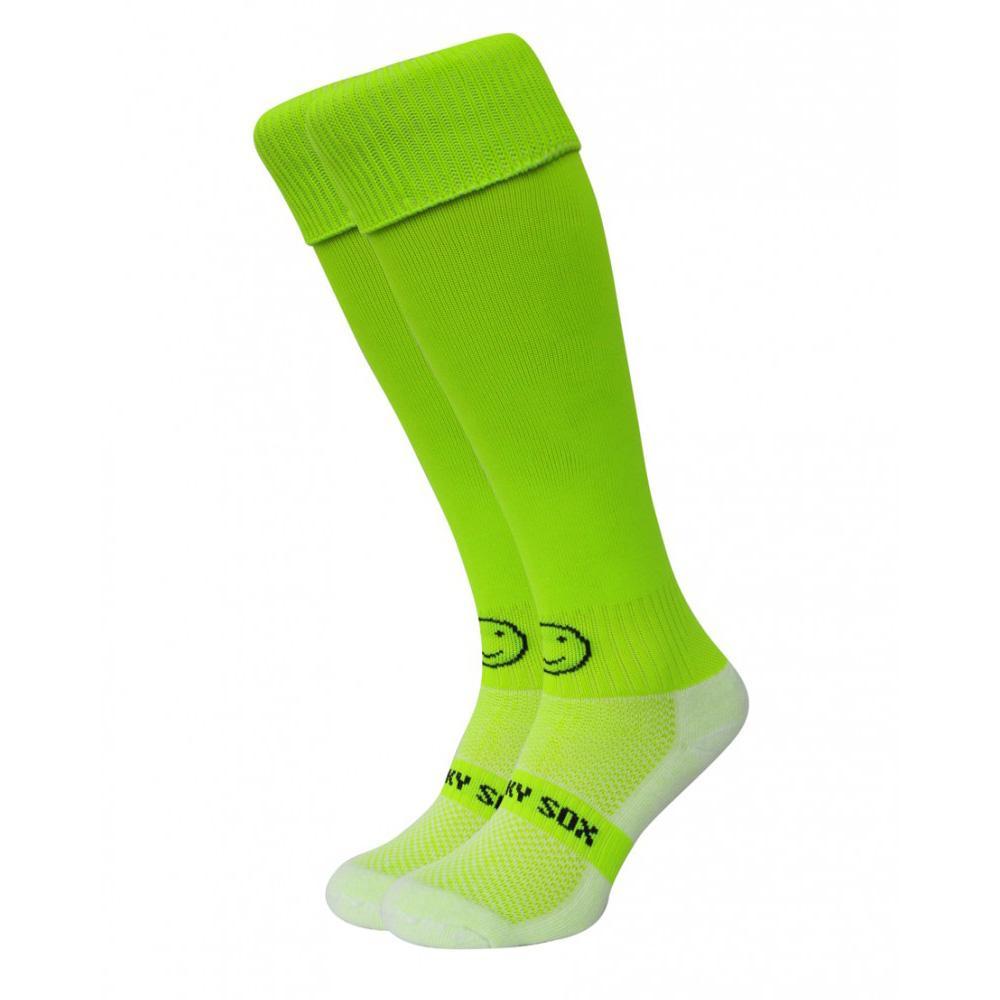Wacky Sox Fluoro Knee Length Socks - Fluoro Green - Tennisnuts.com